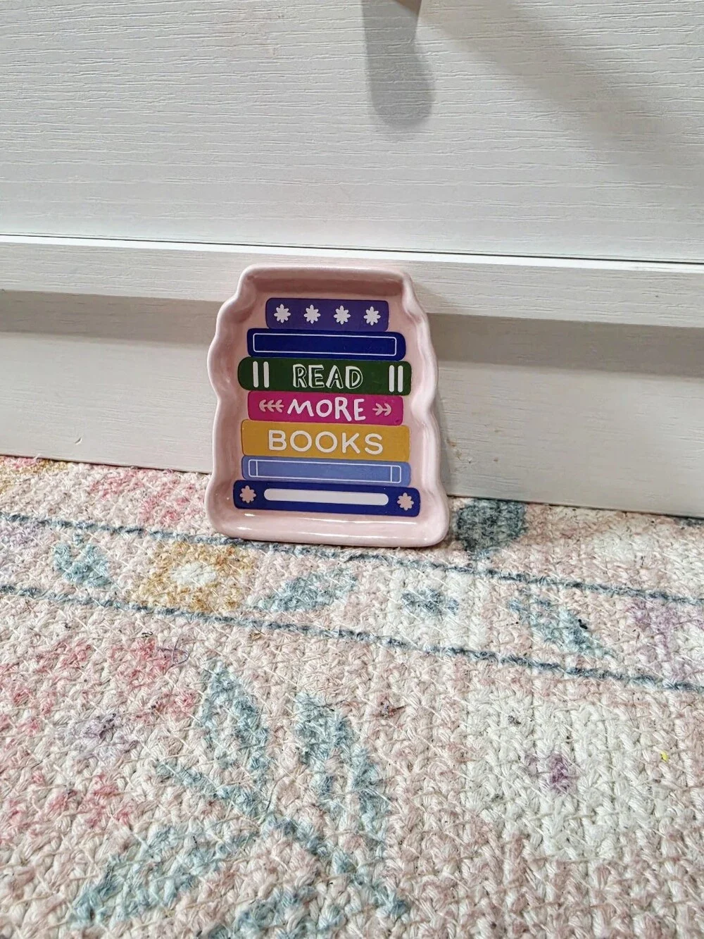 Target Bullseye Playground 2026 Mini Ceramic Trinket Tray - Read More Books